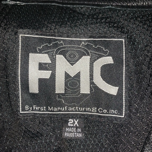 FMC Leather Chaps with fringe 2X - Picture 3 of 6